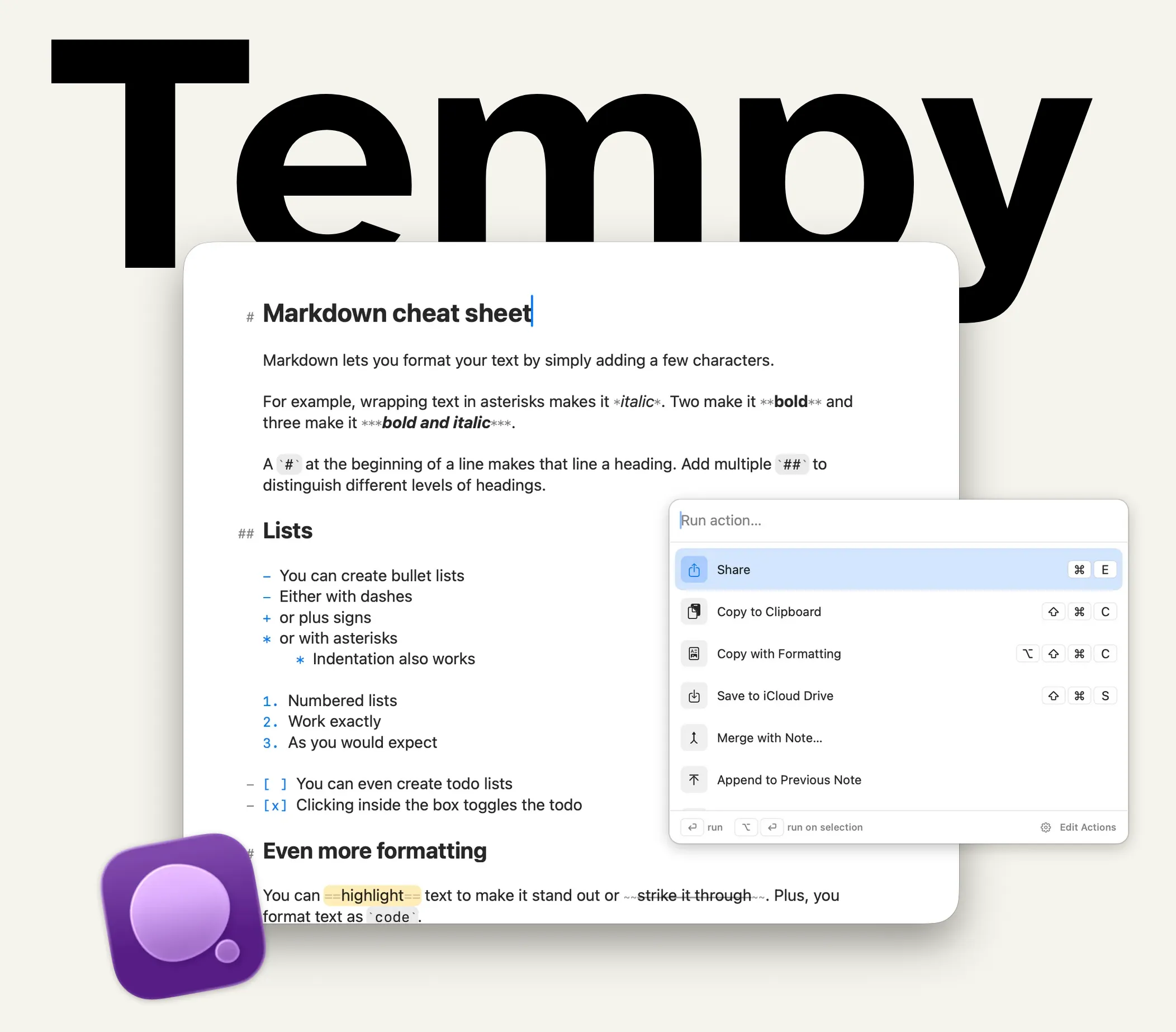 Tempy Screenshot